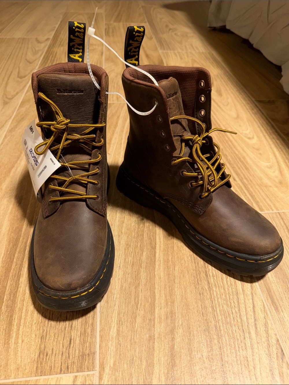 Dr. Martens Crewson Brown Combat Boots